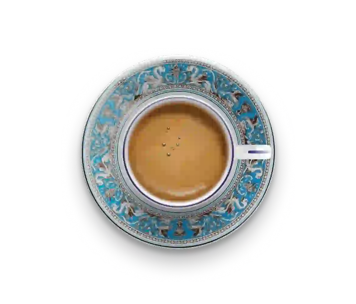 Florentine Turquoise Coffee cup