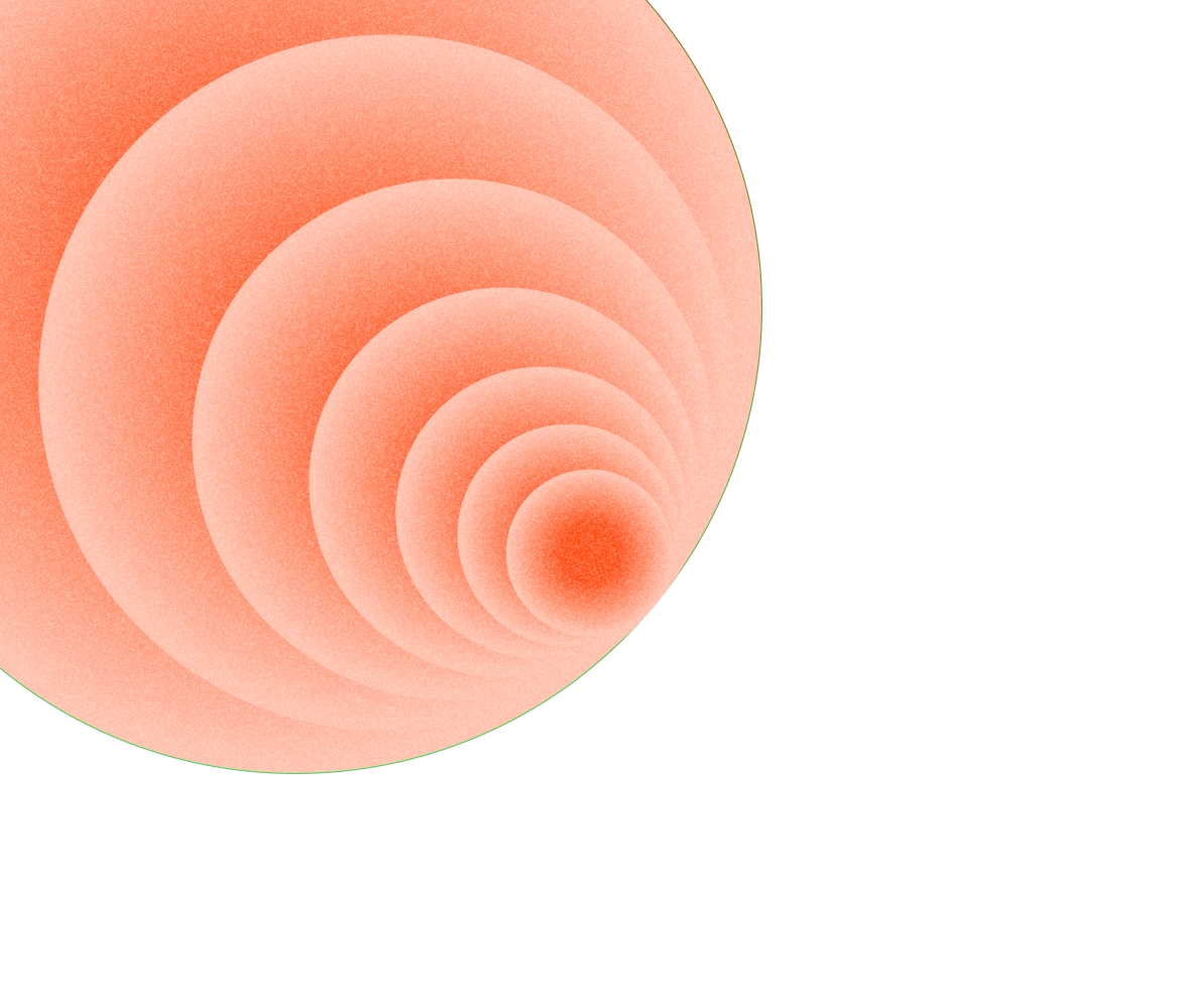 Growing spheres and circles