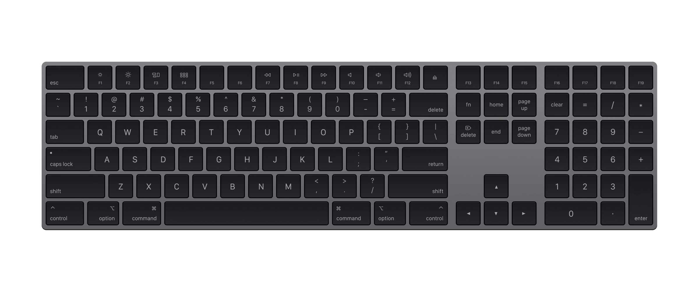 Magic Keyboard Spacegrey